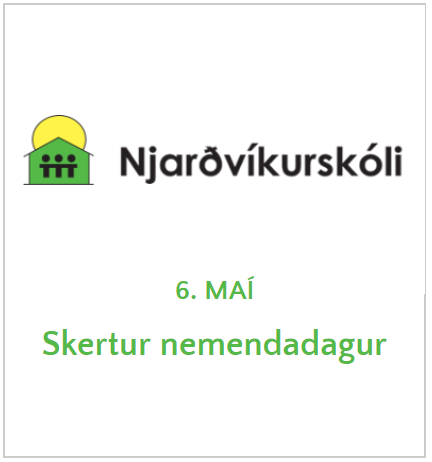Mánudagurinn 6. maí er skertur skóladagur í Njarðvíkurskóla