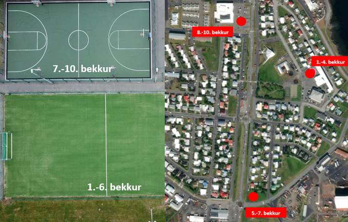 Rýmingaráætlun ef Almannavarnir gefa út viðvörun um hættuástand