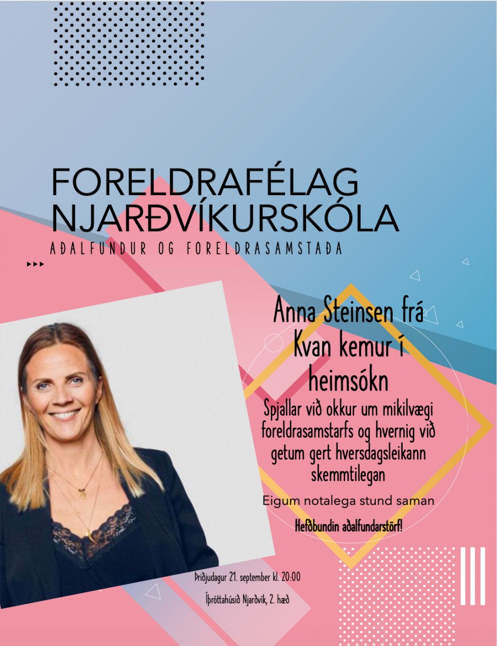 Aðalfundur foreldrafélags Njarðvíkurskóla