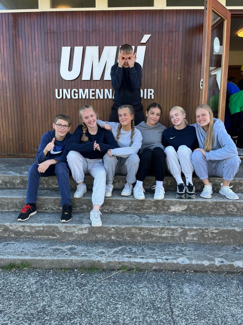 Nemendur í 9. bekk í Njarðvíkurskóla