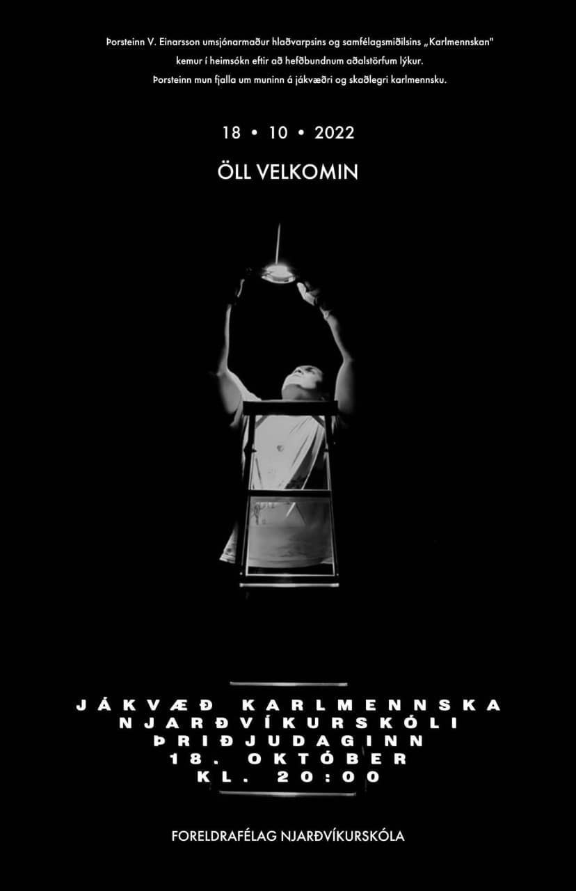 Fyrirlestur um jákvæða karlmennsku