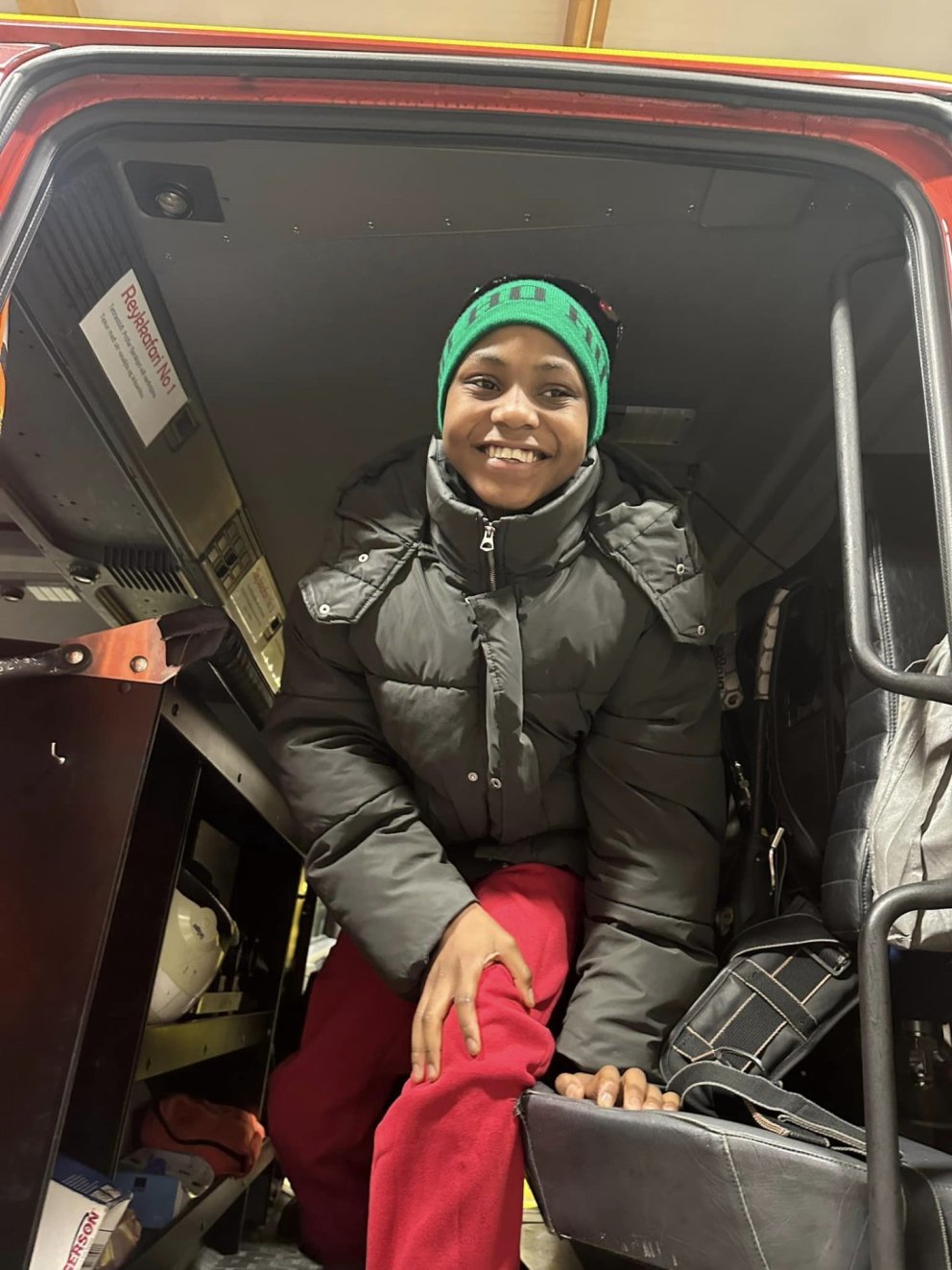 Heimsókn frá Ösp til Brunavarna Suðurnesja