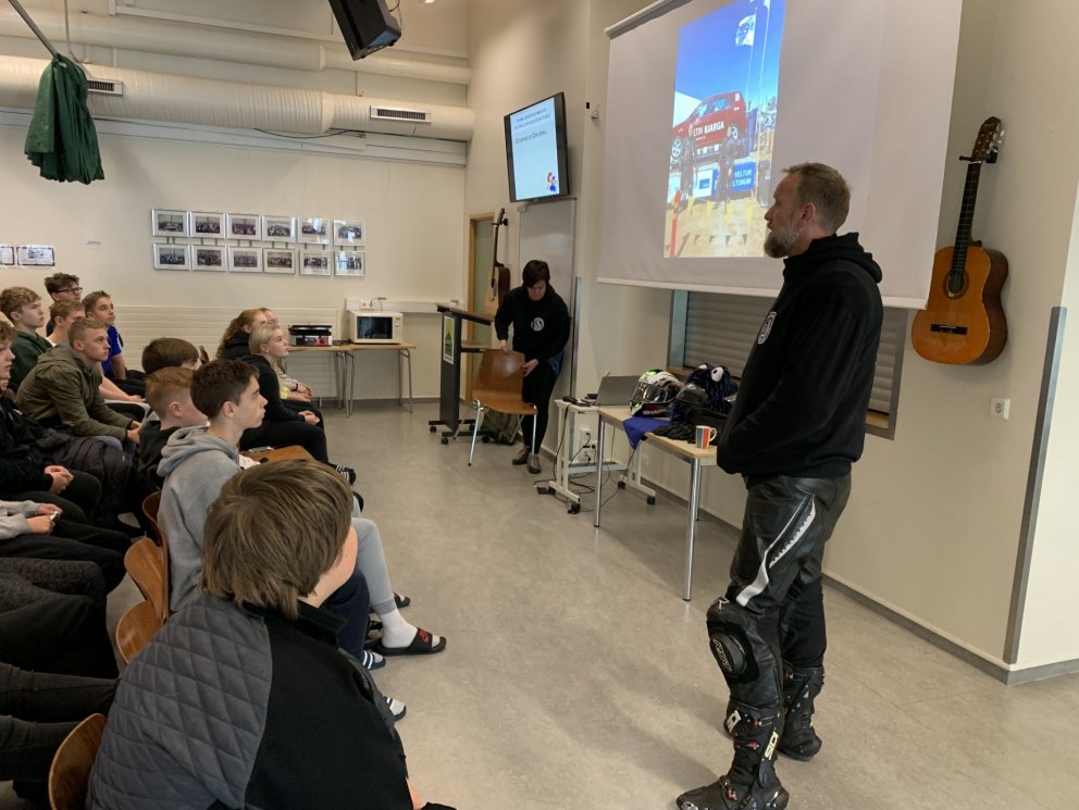 Frá forvarnarfræðslu Snigla