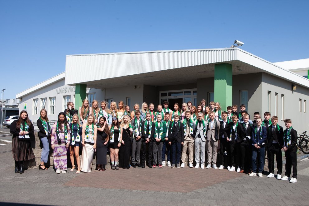 Útskriftarhópur Njarðvíkurskóla 2025