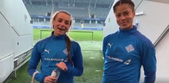 Hallbera og Sveindís