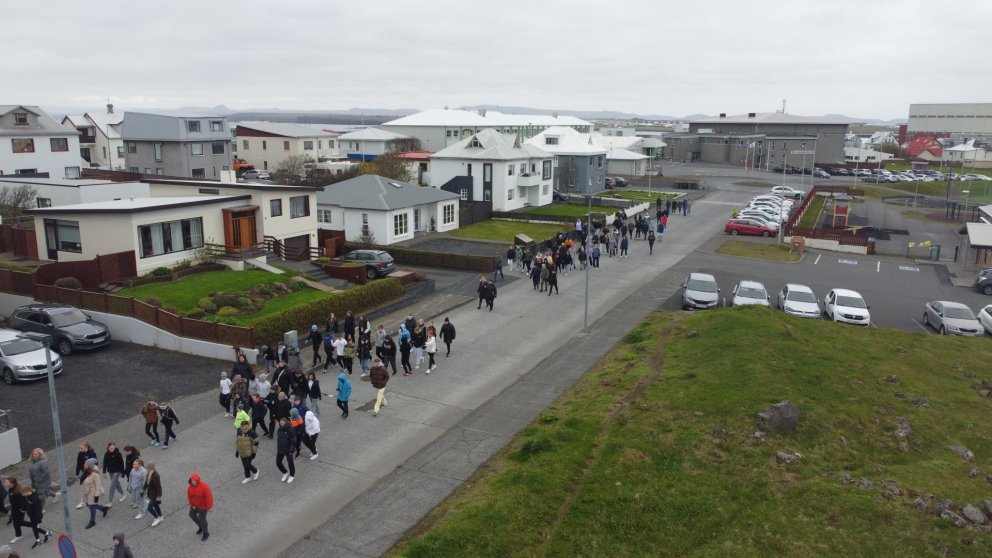 Nemendur í Njarðvíkurskóla