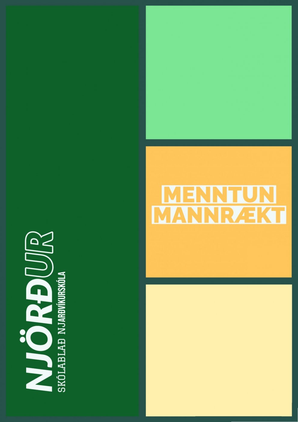 Skólablaðið Njörður komið út