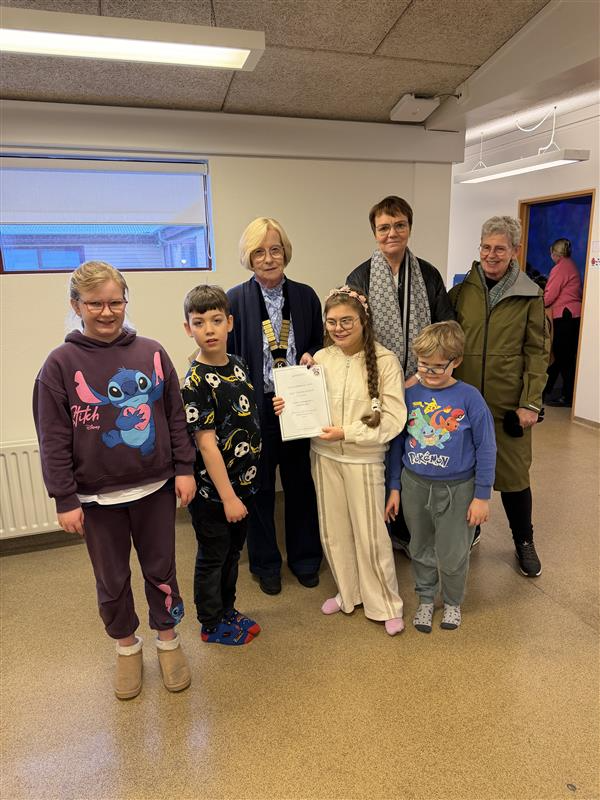 Birta María, Alexander Aron, Jóhanna, Lena, Guðrún Sigríður, Kjartan Valur og Vigdís.