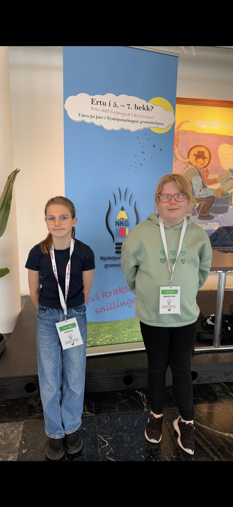 Stefania og Hjördís Lilja