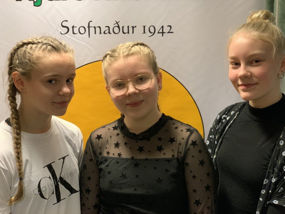 Íris, Hildigunnur og Kristín