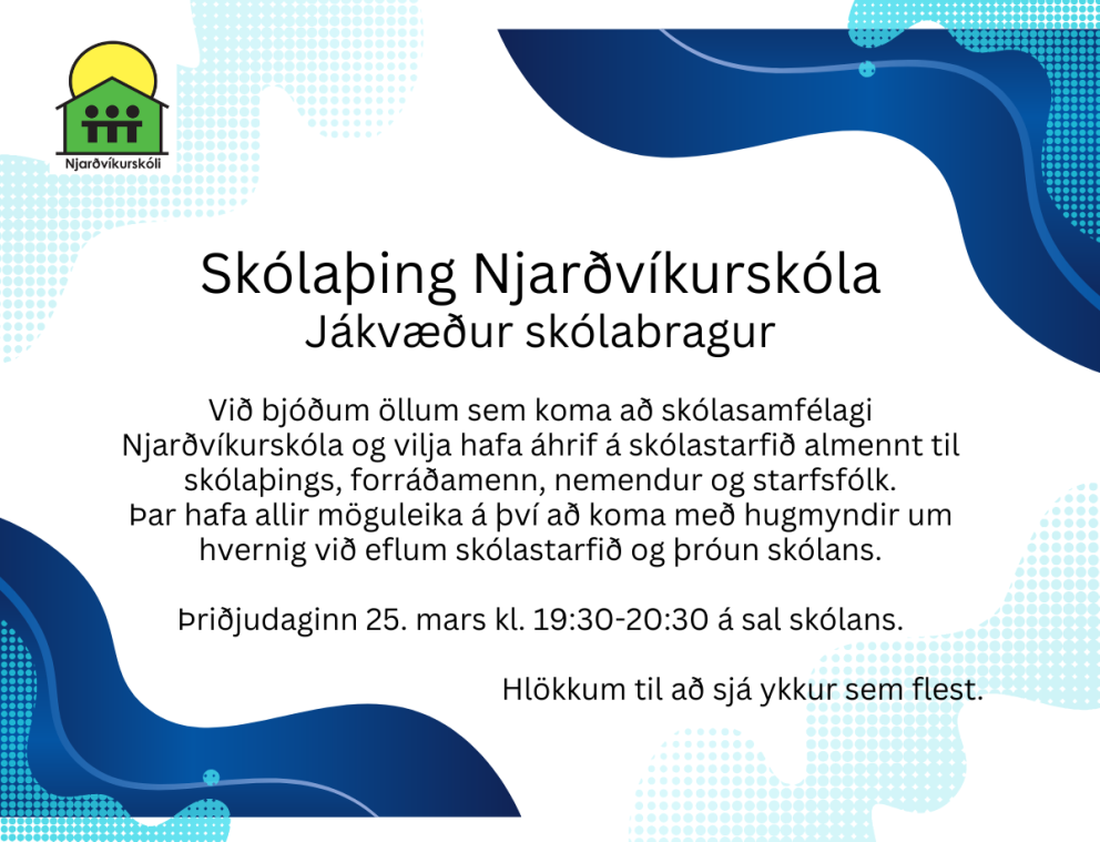 Skólaþing Njarðvíkurskóla