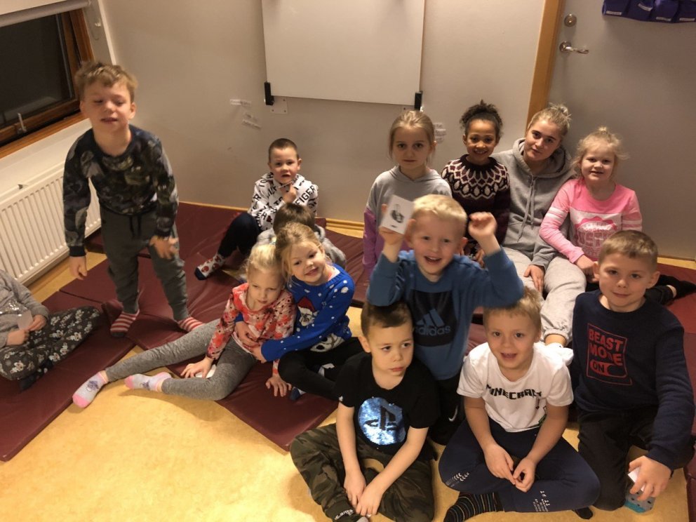 Frá heimsókn 1.HT á Gimli