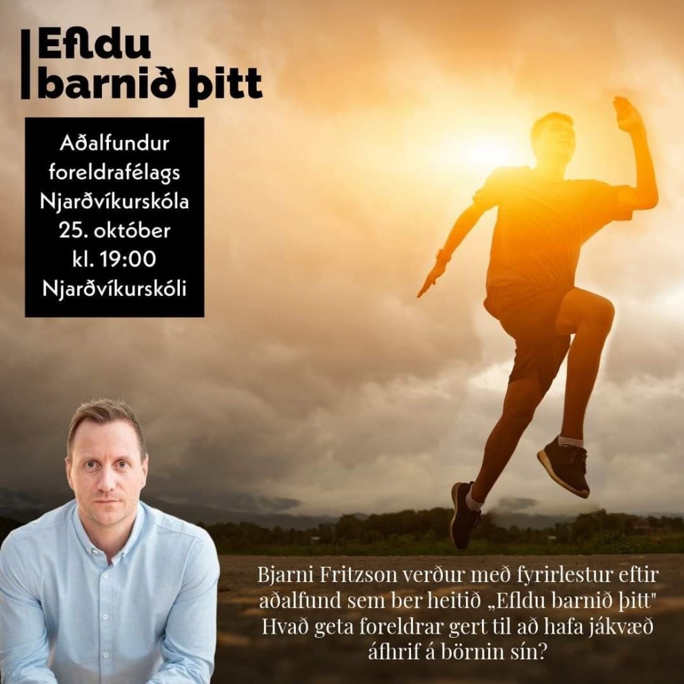 Aðalfundur foreldrafélagsins og fræðsluerindi