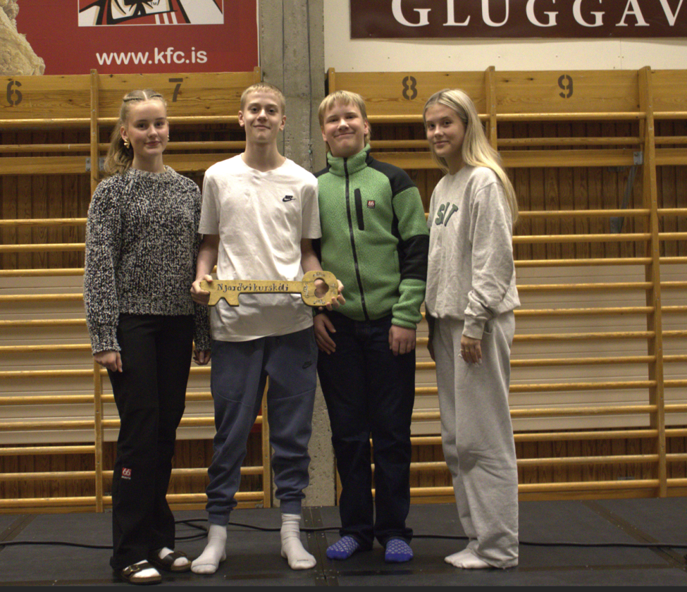 Þorgerður Tinna, Kristinn Einar, Frosti Kjartan og Ragna Talía