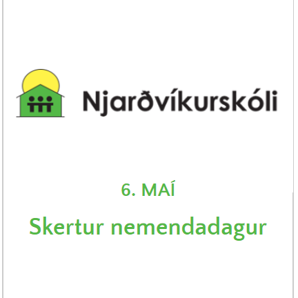 Mánudagurinn 6. maí er skertur skóladagur í Njarðvíkurskóla