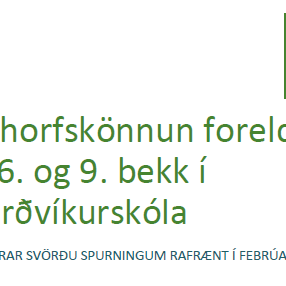 Niðurstöður úr viðhorfskönnun foreldra í 3., 6. og 9. bekk í Njarðvíkurskóla