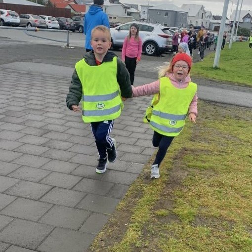 Frá Ólympíuhlaup ÍSÍ 7. september