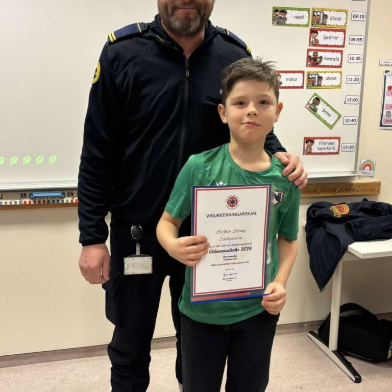 Heimsókn frá Brunavörnum Suðurnesja