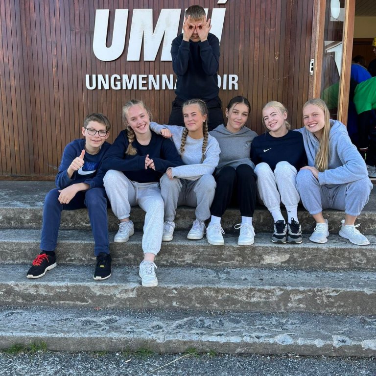 Nemendur í 9. bekk í Njarðvíkurskóla