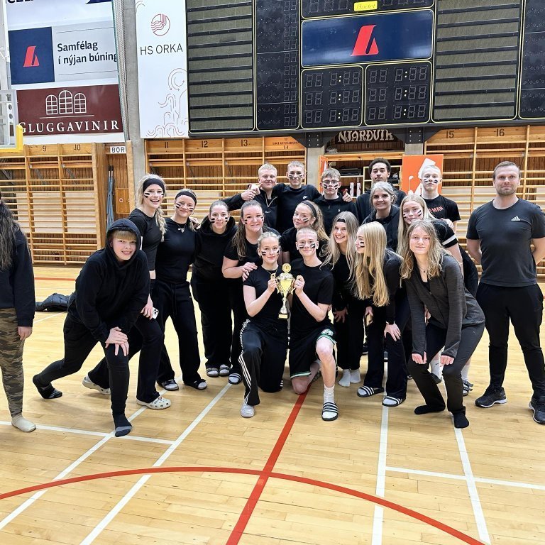 Frá íþróttadegi í Njarðvíkurskóla