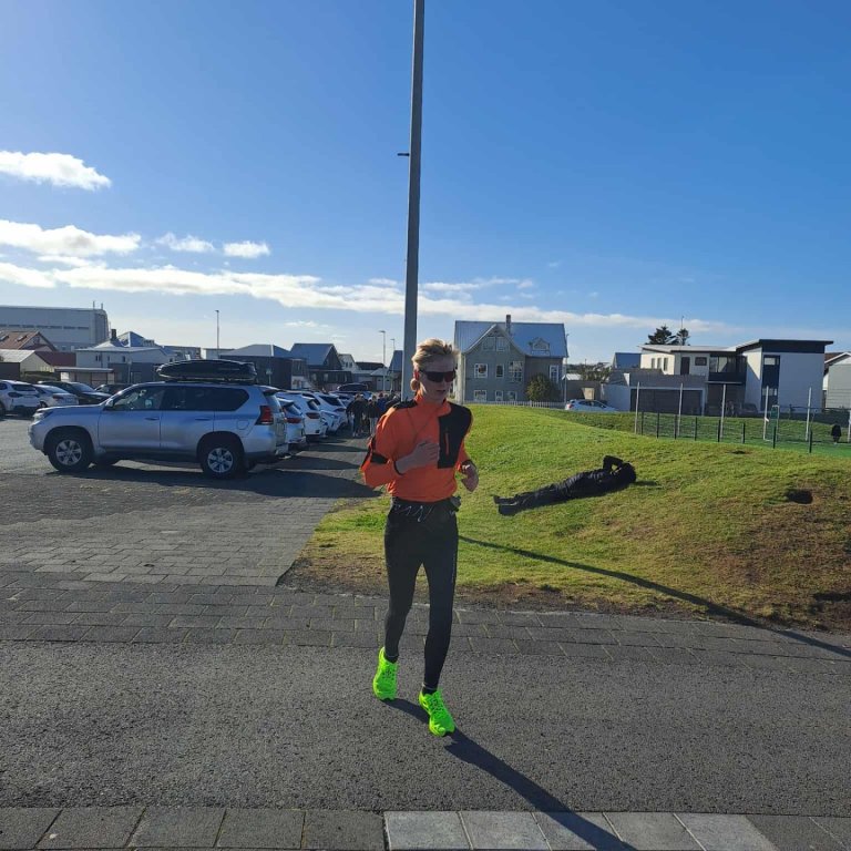 Ólympíuhlaup ÍSÍ í Njarðvíkurskóla