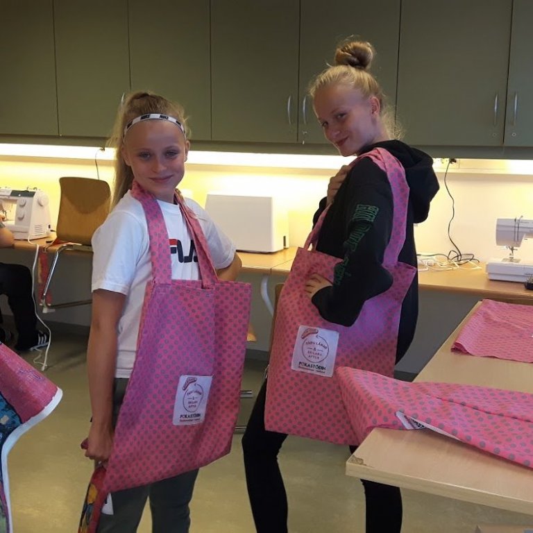 Saumað fyrir umhverfið