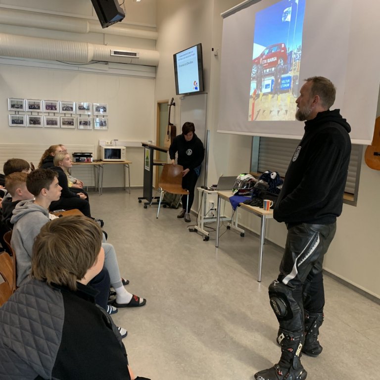 Frá forvarnarfræðslu Snigla