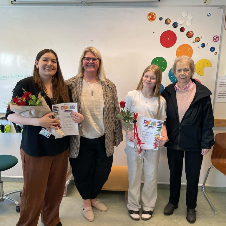 Helena Maria, Inga Lóa, Helga Margrét og Guðbjörg.