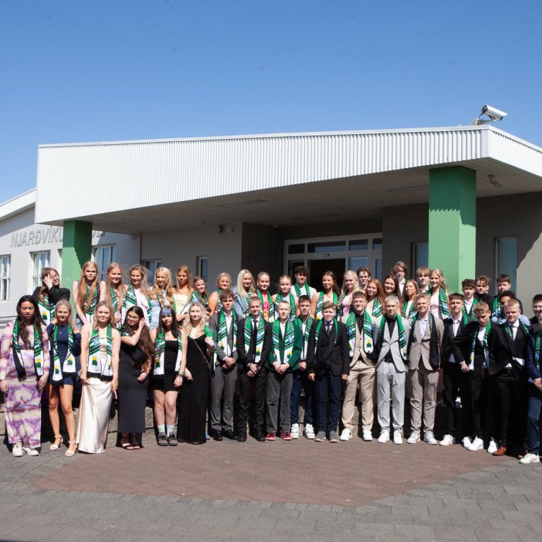 Útskriftarhópur Njarðvíkurskóla 2025
