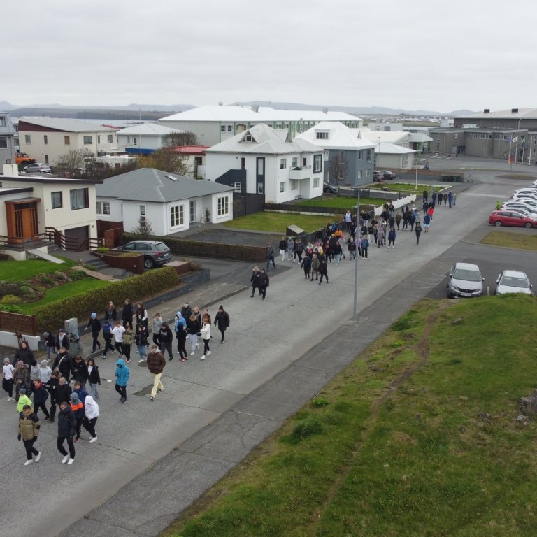 Nemendur í Njarðvíkurskóla