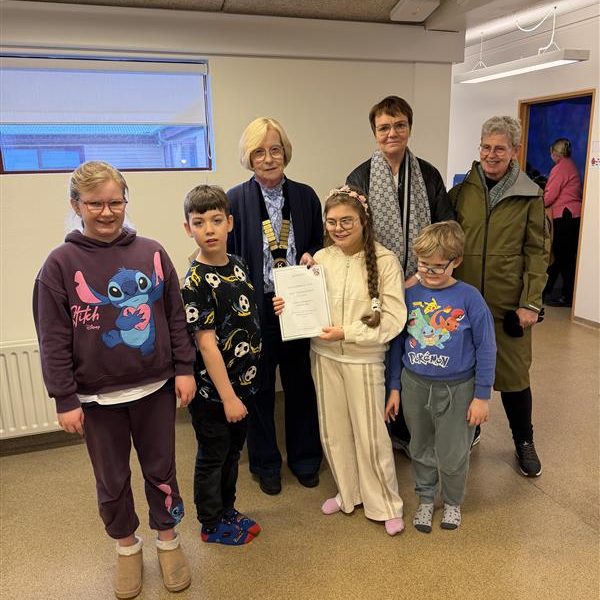 Birta María, Alexander Aron, Jóhanna, Lena, Guðrún Sigríður, Kjartan Valur og Vigdís.