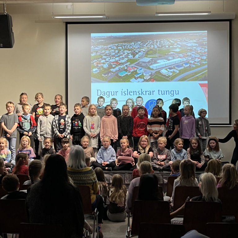 Dagur íslenskrar tungu í Njarðvíkurskóla