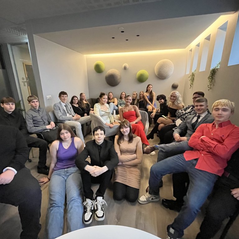 Frá hátíðarkvöldverði í Njarðvíkurskóla