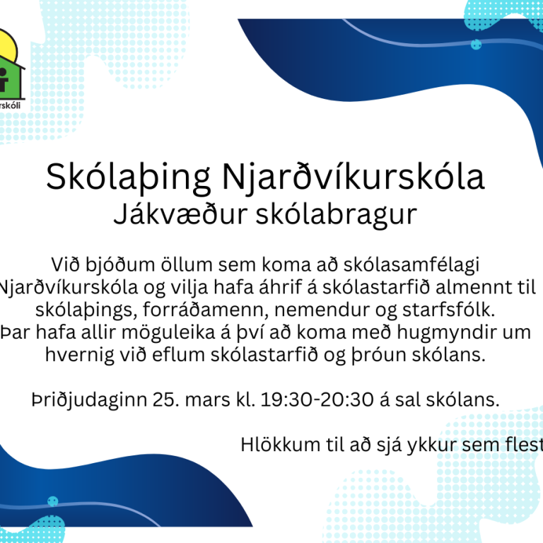 Skólaþing Njarðvíkurskóla