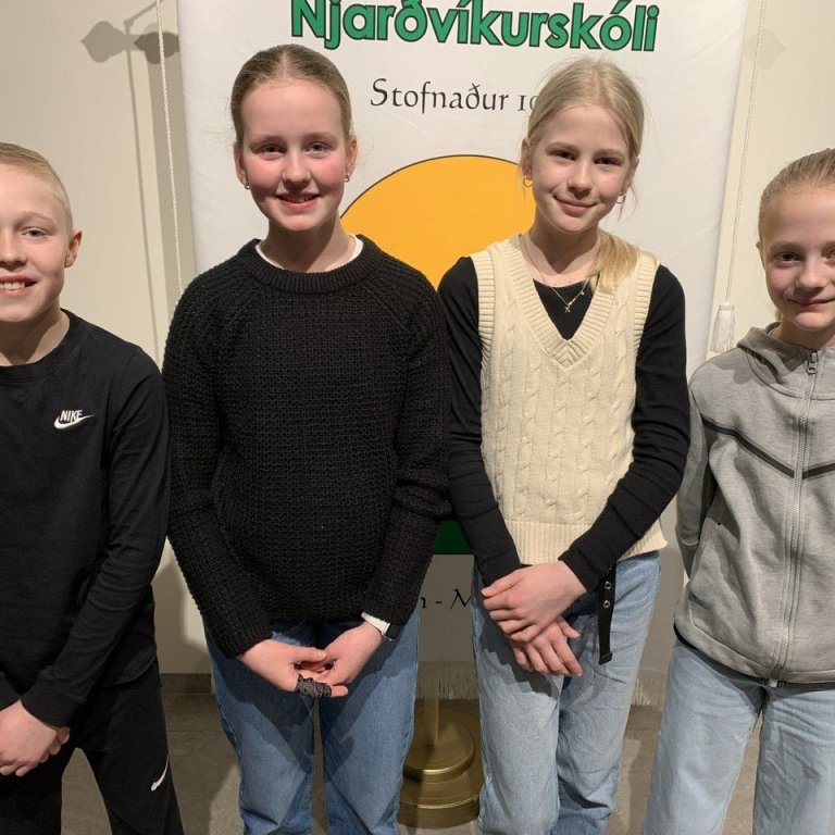 Logi, Þorgerður, Kristjana og Freydís