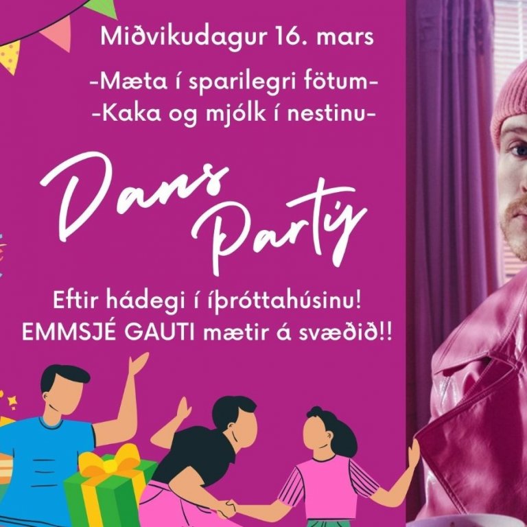 Þemadagar - Mæta í sparilegum fötum á miðvikudag