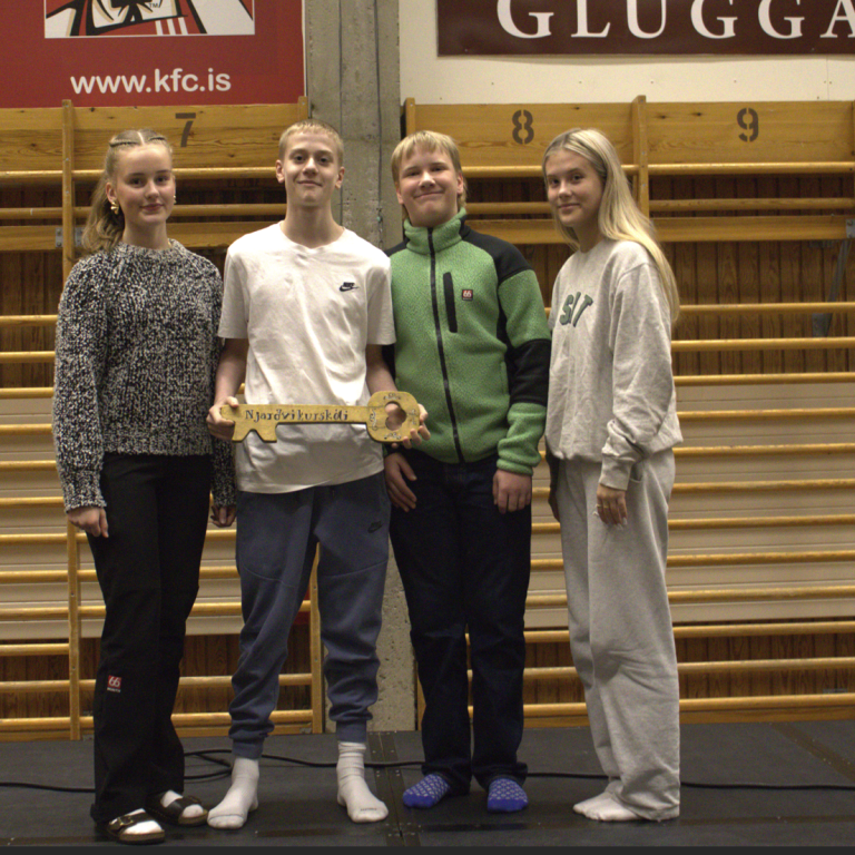 Þorgerður Tinna, Kristinn Einar, Frosti Kjartan og Ragna Talía